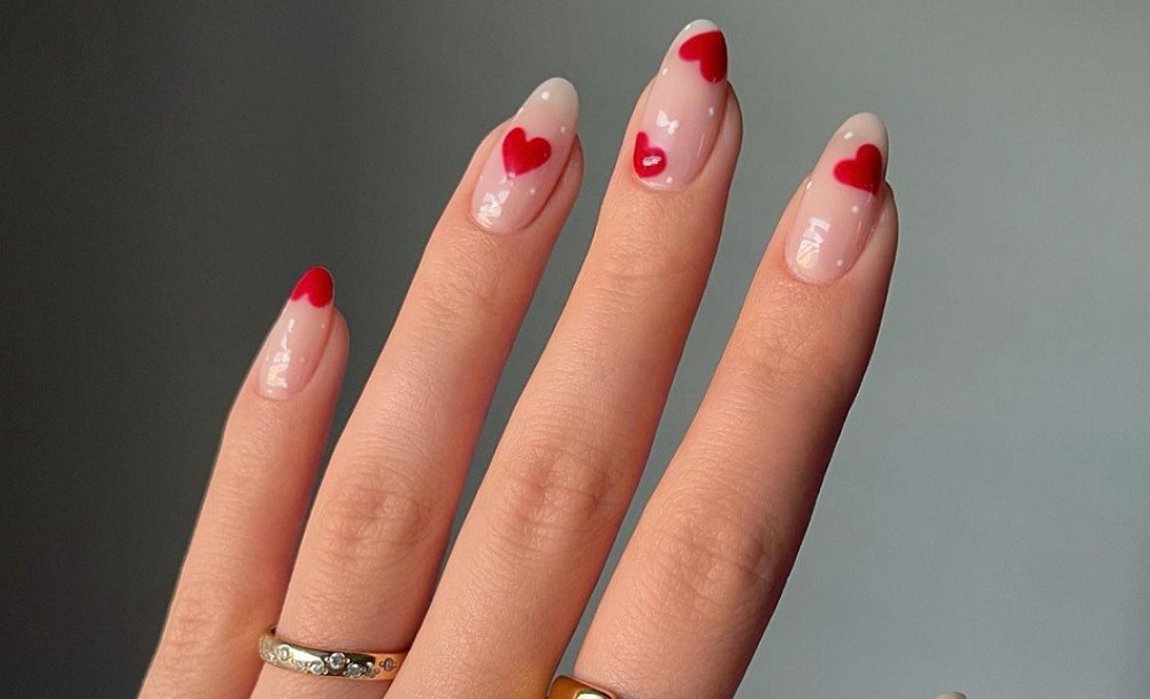 Ρομαντικά νύχια για τον Άγιο Βαλεντίνο