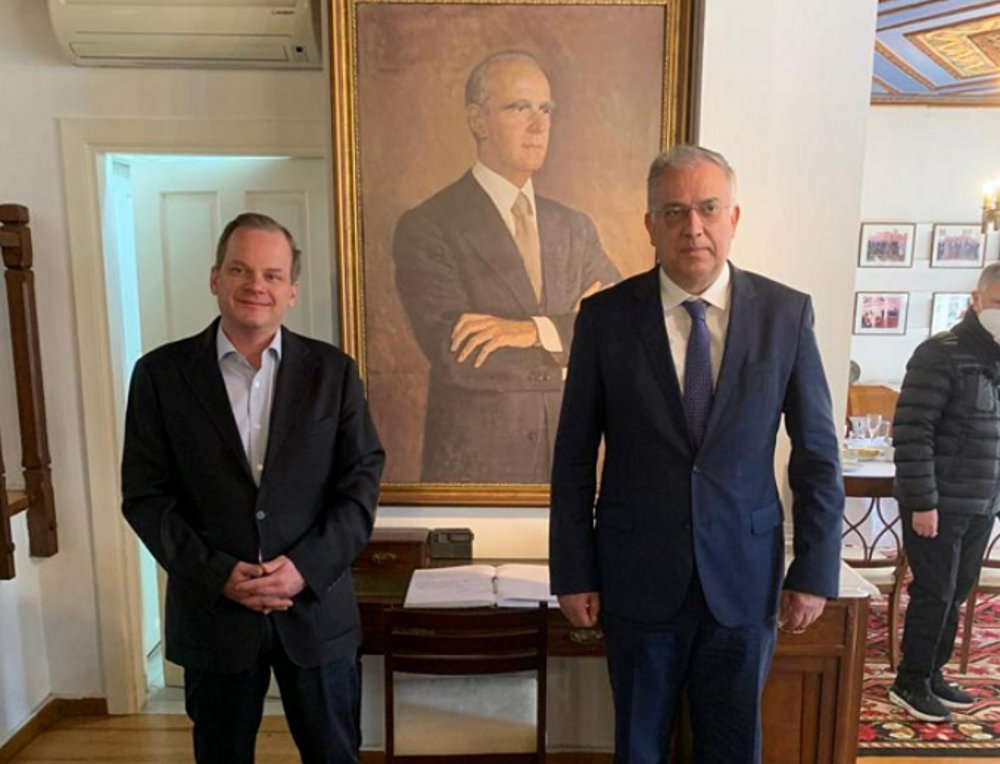 Θεοδωρικάκος: Επίσκεψη στην Πρώτη Σερρών και στην οικία του Κωνσταντίνου Καραμανλή