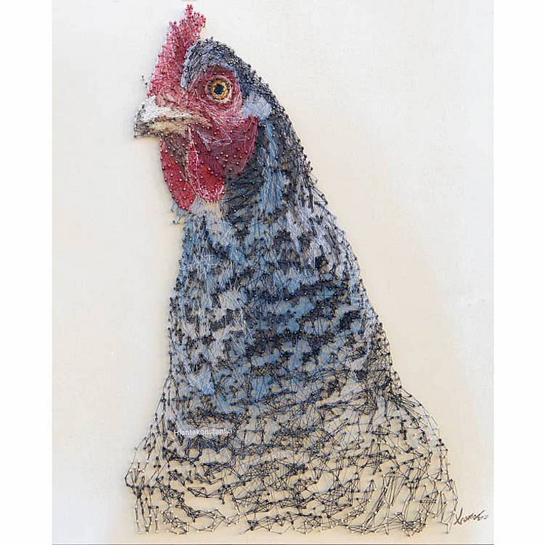 “Ζωγραφίζοντας” με νήματα και καρφιά