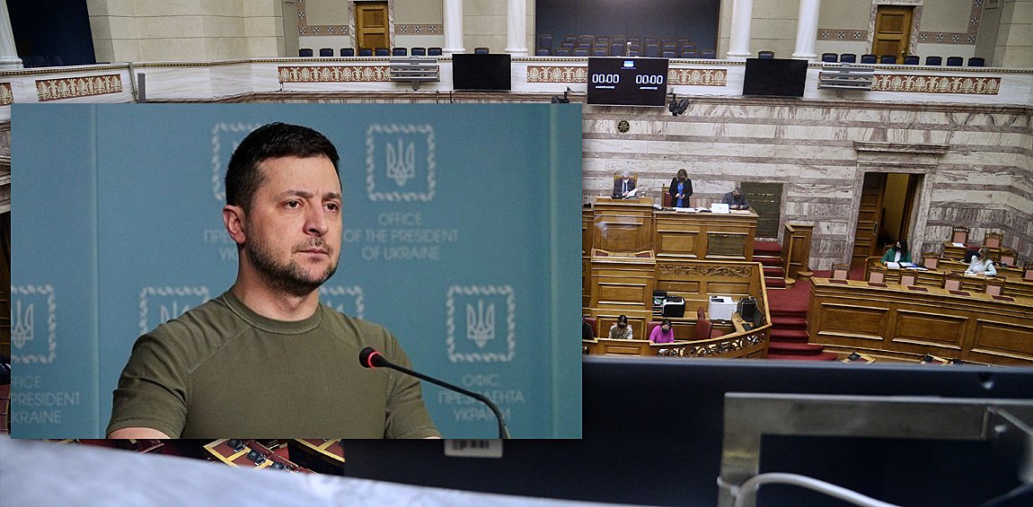 Στις 7 Απριλίου η ομιλία Ζελένσκι στη Βουλή