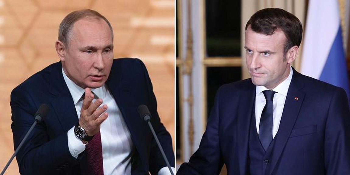 Αμετανόητος ο Πούτιν: «Καταθέστε τα όπλα» είπε στον Μακρόν