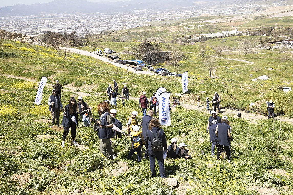 ΗΡΩΝ: Δεντροφύτευση στο Ποικίλο Όρος σε συνεργασία με την WΕ4ALL