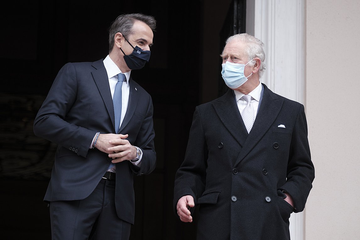 Κ.Μητσοτάκης: Θα φιλοξενηθεί από τον πρίγκιπα Κάρολο