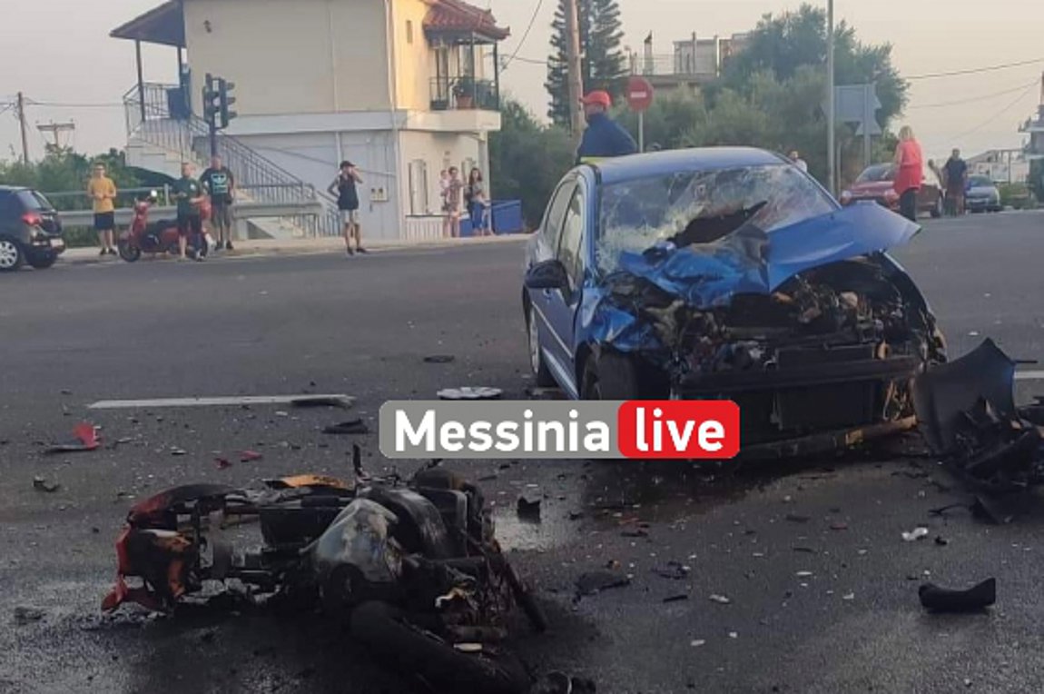 Θανατηφόρο τροχαίο στην Καλαμάτα: Νεκρός διανομέας έπειτα από σύγκρουση με ΙΧ – ΦΩΤΟ-ΒΙΝΤΕΟ