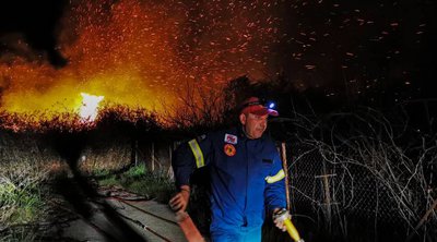 Χαλκιδική: Φωτιά σε δασική έκταση στο Άγιο Όρος