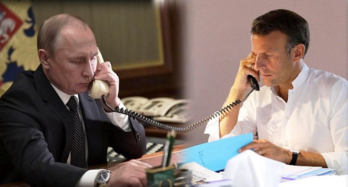 O Μακρόν ζήτησε από τον Πούτιν απόσυρση όπλων από τη Ζαπορίζια