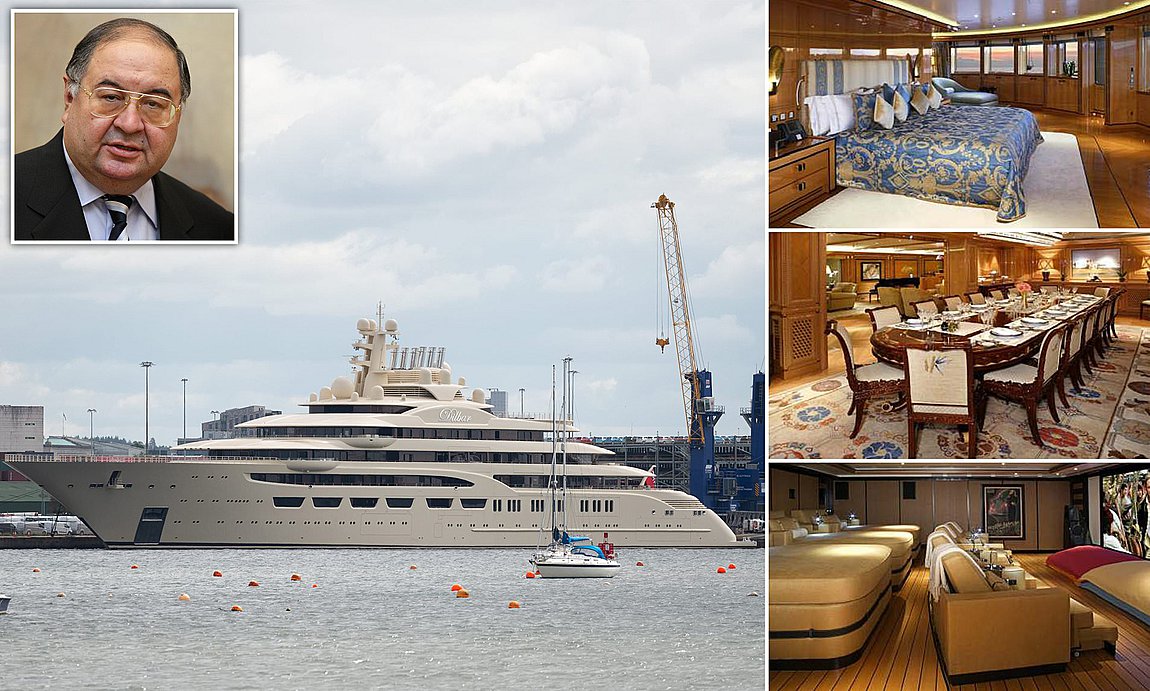 Γερμανία: Έρευνα στην υπερπολυτελή θαλαμηγό του Ρώσου δισεκατομμυριούχου Αλισέρ Ουσμάνοφ