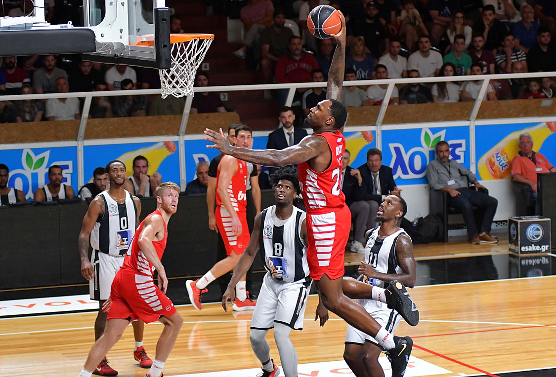 Μπάσκετ-Α1 ανδρών/Basket League (1η αγωνιστική): Πρεμιέρα με… περίπατο στην Πάτρα για τον Ολυμπιακό, 87-61 τον Απόλλωνα – Βίντεο