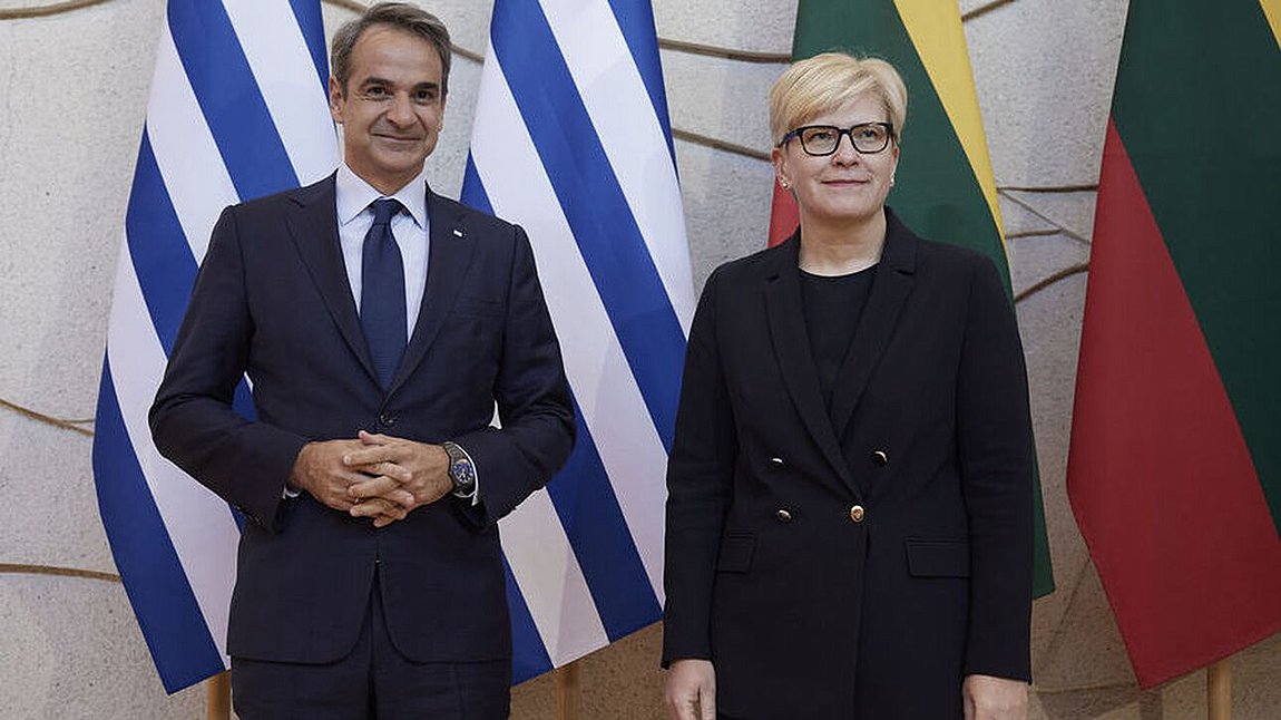 Μητσοτάκης από Λιθουανία: Η Τουρκία υπονομεύει τη σταθερότητα στην Αν. Μεσόγειο