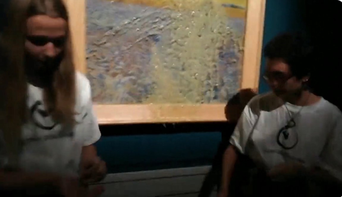 Νέος βανδαλισμός – Έριξαν σούπα σε έργο του Βαν Γκογκ