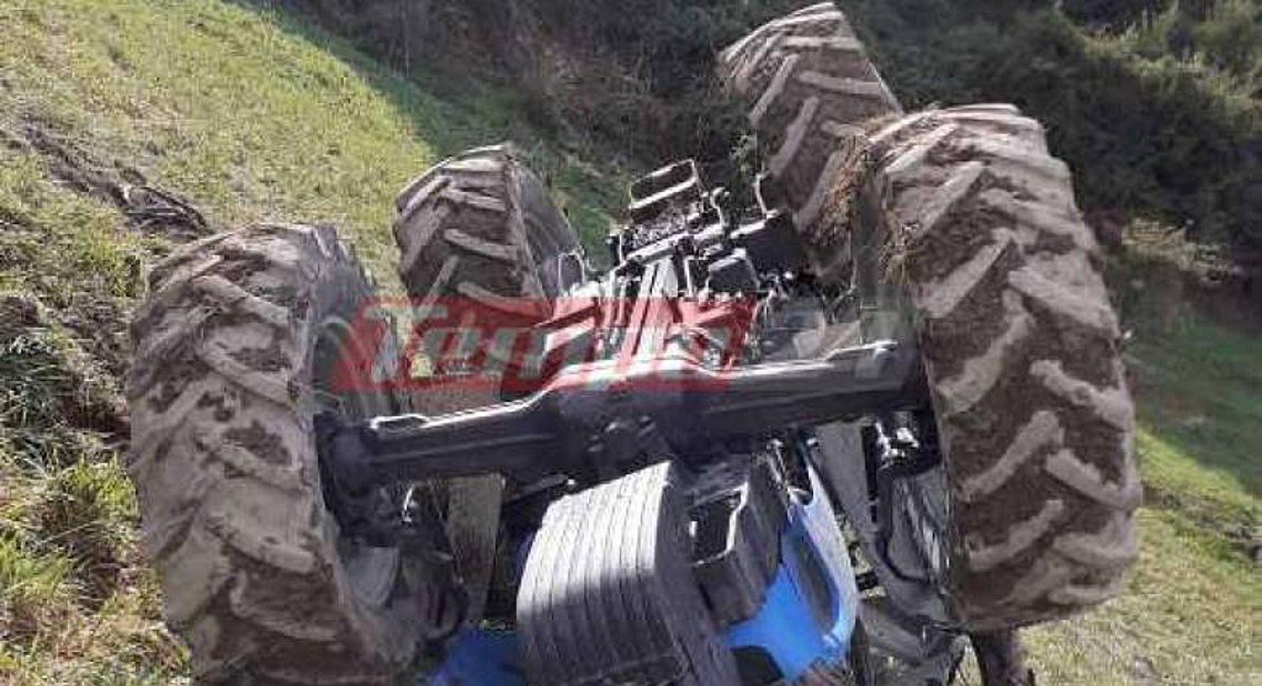 Αχαΐα: Τραυματισμός αγρότη από ανατροπή τρακτέρ