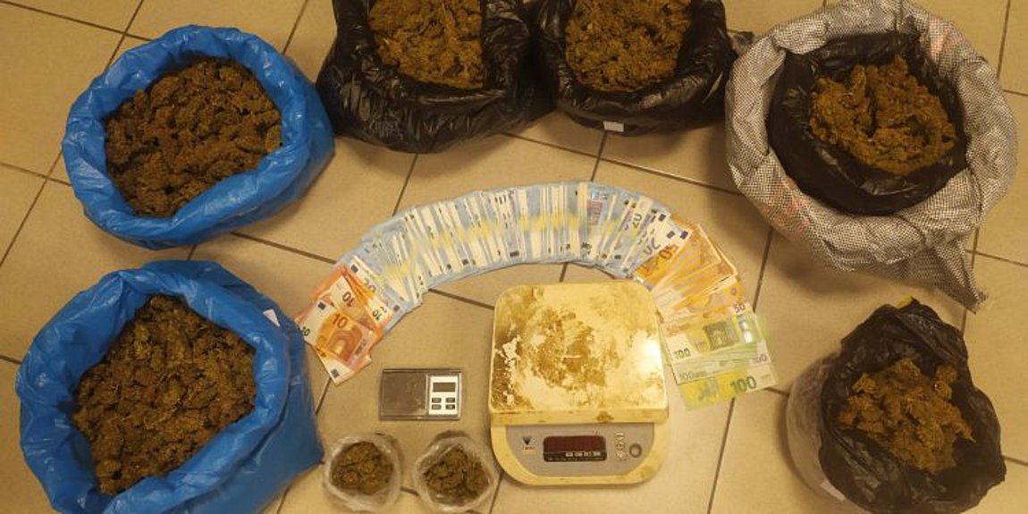 Δύο συλλήψεις για ναρκωτικά – Κατασχέθηκαν πάνω από 5 κιλά κάνναβης