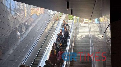 Μετρό Θεσσαλονίκης: Ουρές έξω από τον σταθμό «Παπάφη» – Άνοιξε για το κοινό