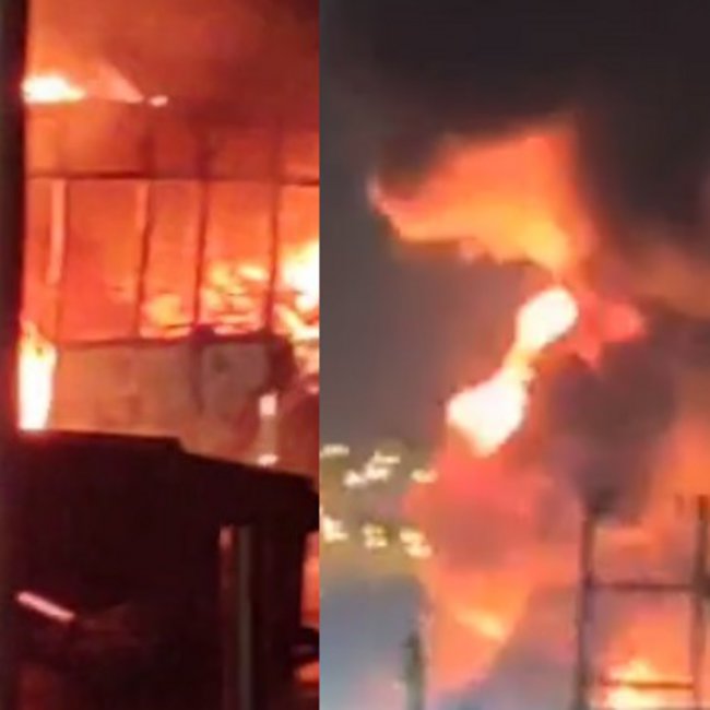 Επεισόδια σε Μενίδι και Ασπρόπυργο: Έβαλαν φωτιά σε αποθήκη ελαστικών και σε λεωφορείο – Μήνυμα από το 112 για τους καπνούς - Βίντεο