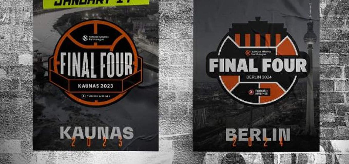 Euroleague: Στο Κάουνας το Final Four του 2023, στο Βερολίνο το 2024