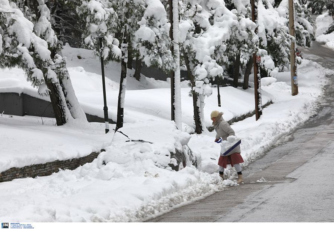 Νέο έκτακτο της ΕΜΥ: Χιόνια και την Τετάρτη στην Αττική