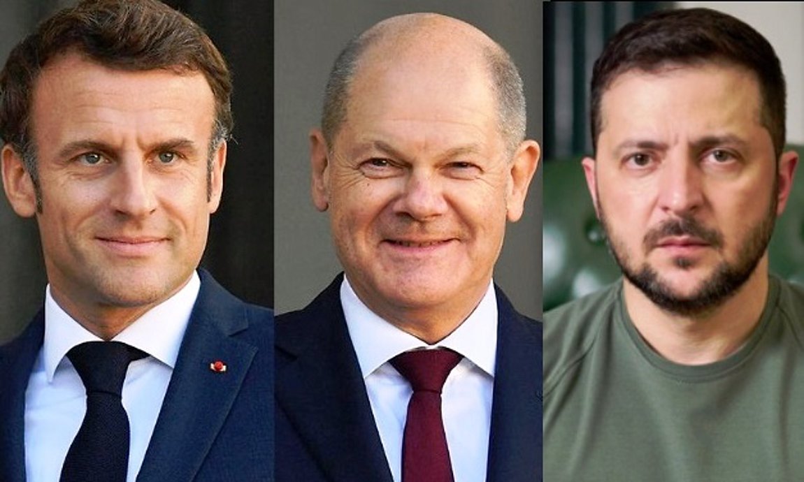 Συνάντηση Μακρόν-Σολτς-Ζελένσκι απόψε στο Παρίσι