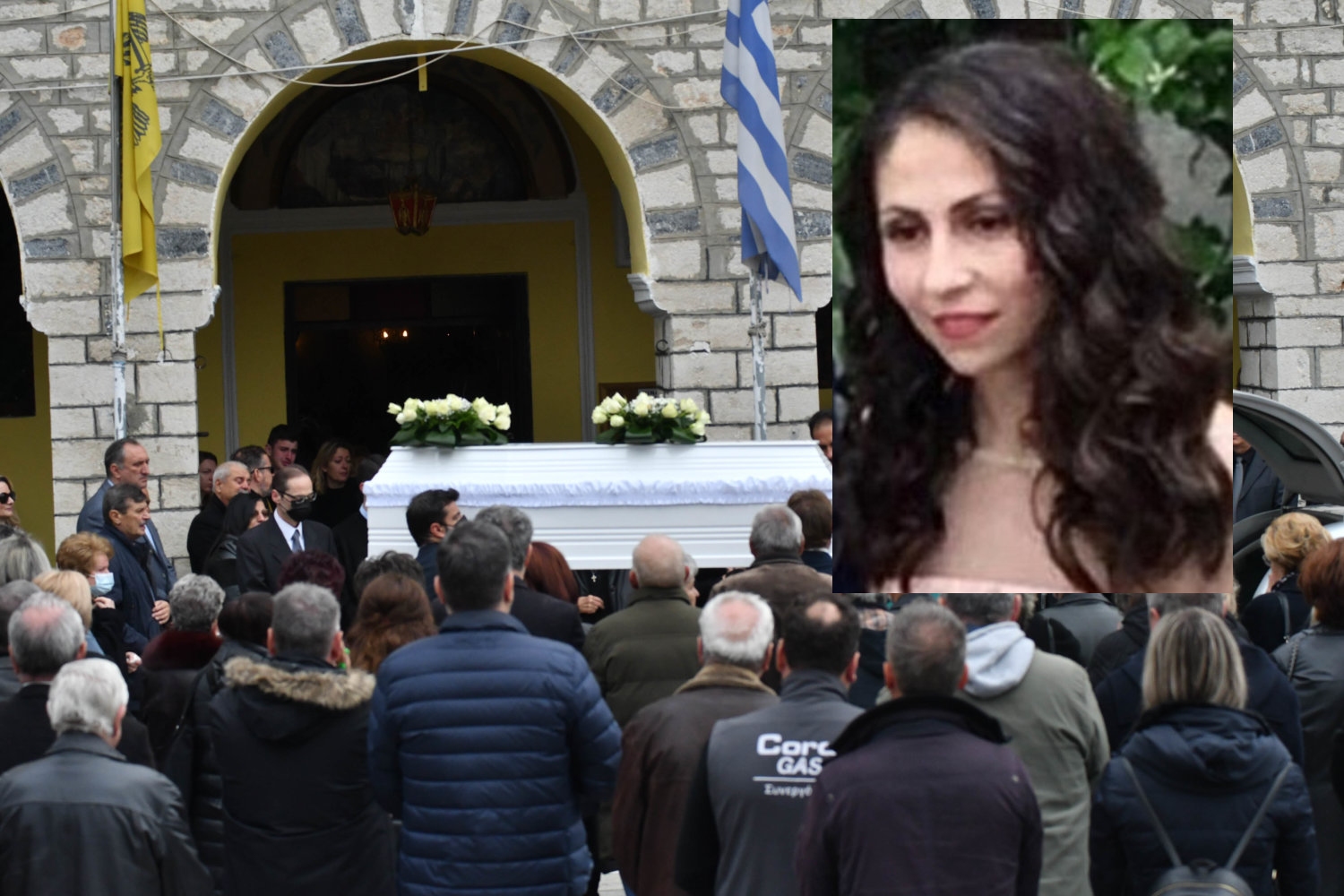 Τραγωδία στα Τέμπη: Θρήνος στην κηδεία της 42χρονης Βάιας