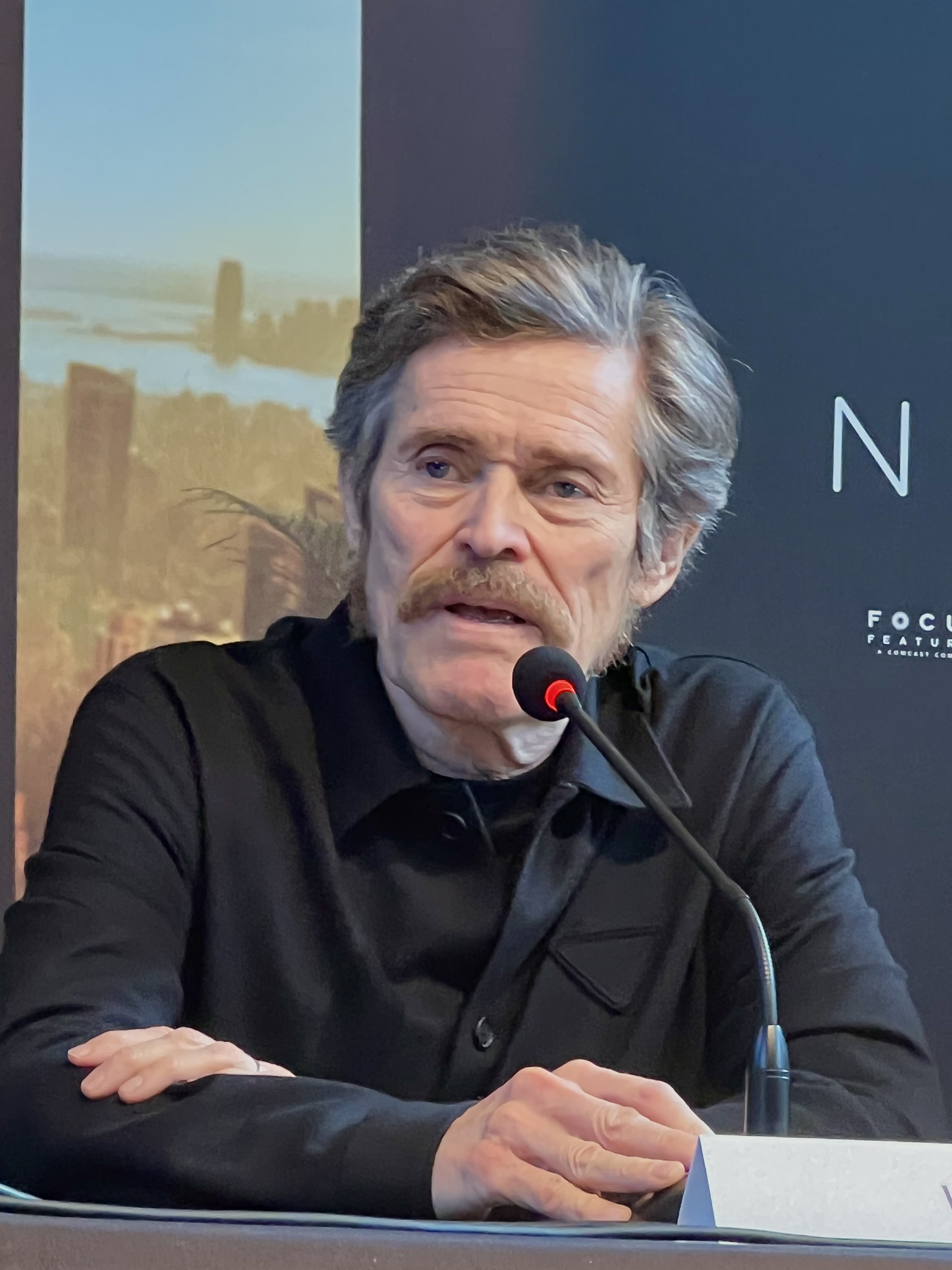 Ο Γουίλεμ Νταφόε στο Ωδείο Αθηνών