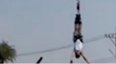 Βίντεο σοκ από την Ταϊλάνδη: Η στιγμή που κόβεται το σχοινί, ενώ τουρίστας κάνει bungee jumping