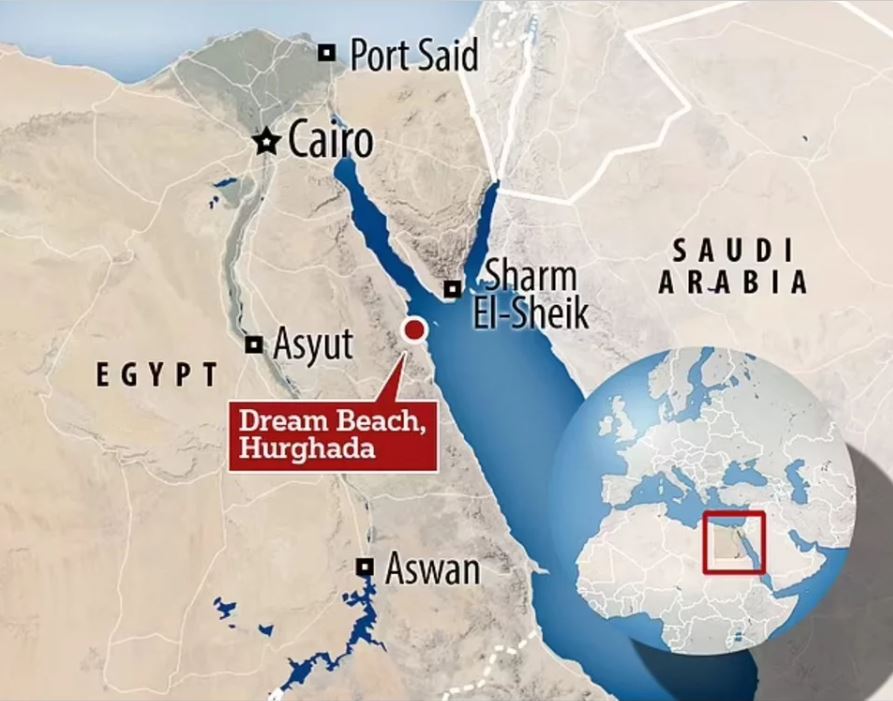 Хургада нападение. Карта нападения акул в Египте. Места нападения акул в Египте на карте. Карта расположения акул.