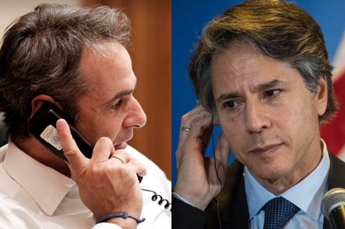 Τηλεφωνική επικοινωνία Μητσοτάκη-Μπλίνκεν: Τι συζητήθηκε