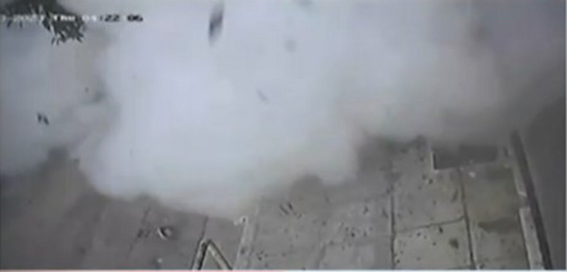 Η στιγμή της έκρηξης στην τεκτονική στοά στην Αχαρνών – ΒΙΝΤΕΟ