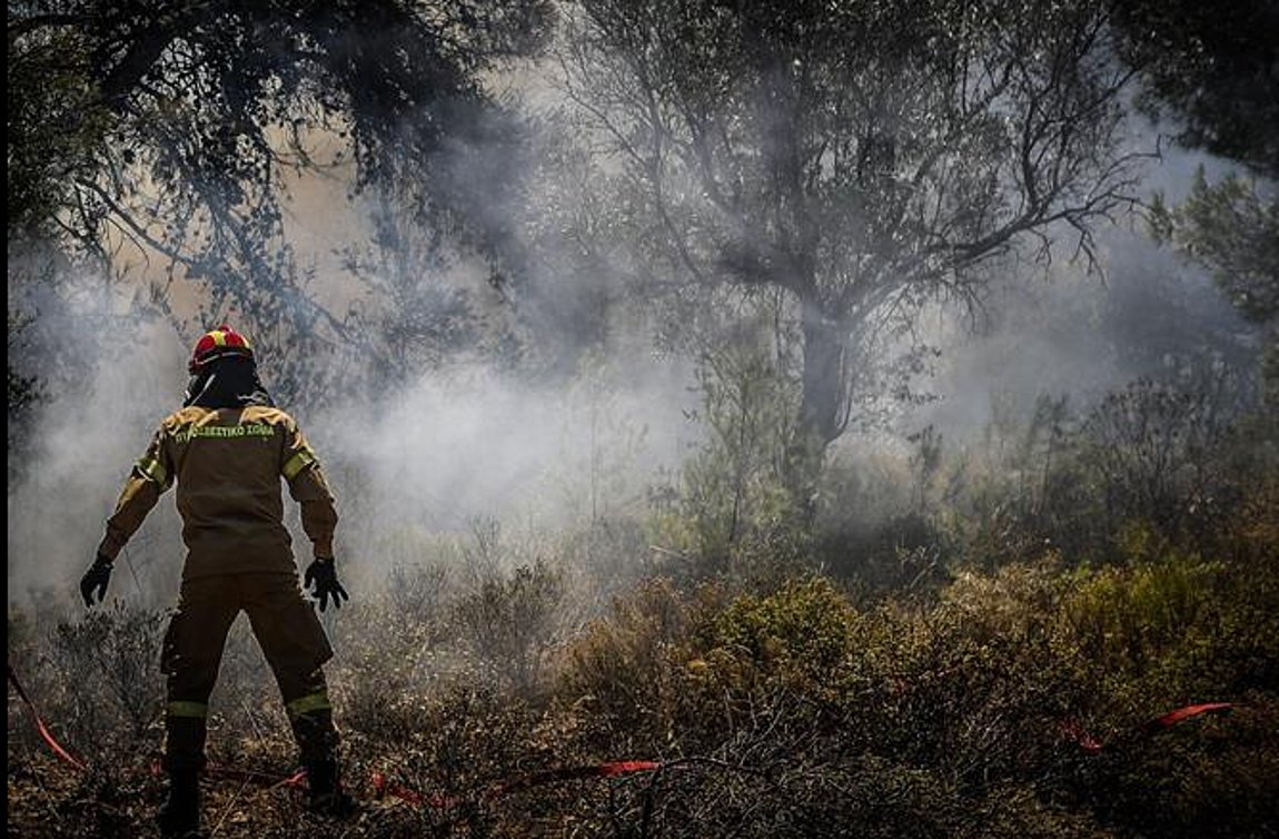 Πολύ αυξημένος ο κίνδυνος πυρκαγιών τη Δευτέρα