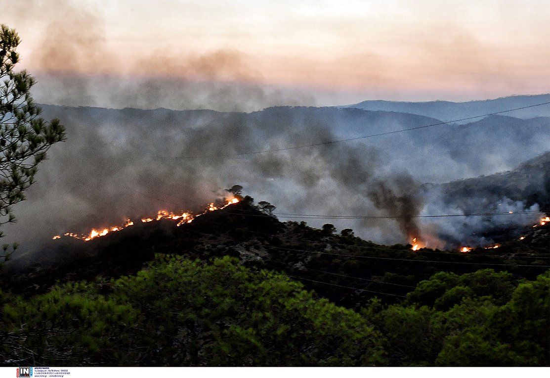Συνδρομή των Ενόπλων Δυνάμεων στα μέτωπα των πυρκαγιών