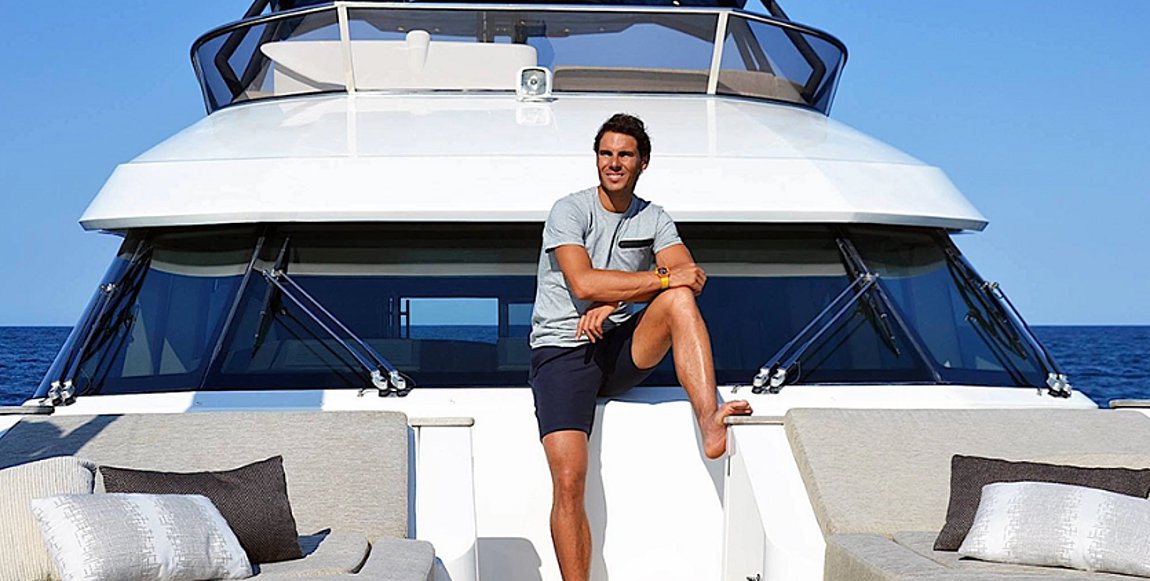 Πάτρα: Με το πολυτελές σκάφος του στο Ιόνιο ο Ραφαέλ Ναδάλ