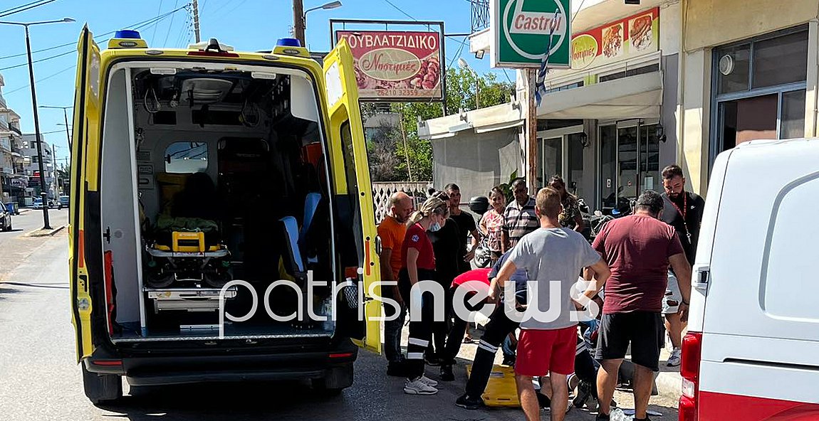 Σοβαρό τροχαίο στον Πύργο – Στο νοσοκομείο οδηγός μηχανής – ΕΙΚΟΝΕΣ