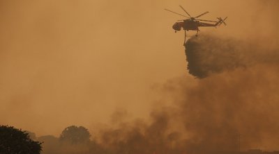 Πυρκαγιά σε δασική έκταση στις Σέρρες - Επιχειρούν 3 ελικόπτερα
