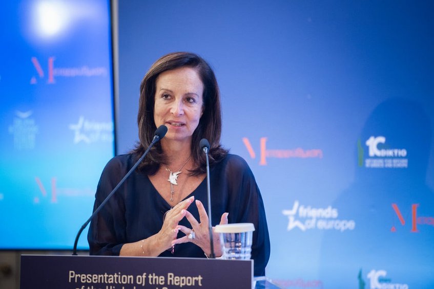 Άννα Διαμαντοπούλου, Πρόεδρος του Δικτύου για την Μεταρρύθμιση στην Ελλάδα και την Ευρώπη – πρ. Επίτροπος ΕΕ – πρ.Υπουργός 