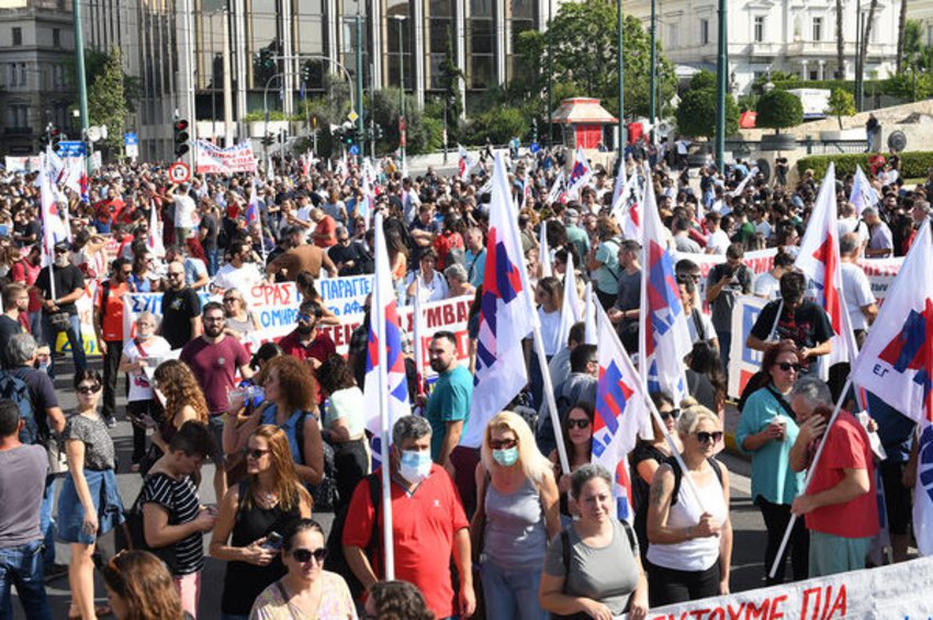 Grecia. Solicităm retragerea proiectului de lege pentru muncă Grevă națională în toată țara