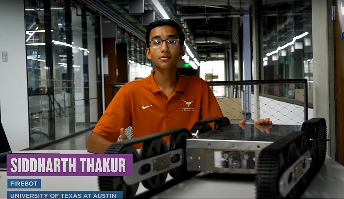 Φοιτητής στις ΗΠΑ κατασκεύασε το πρώτο πυρίμαχο ρομπότ – ΒΙΝΤΕΟ