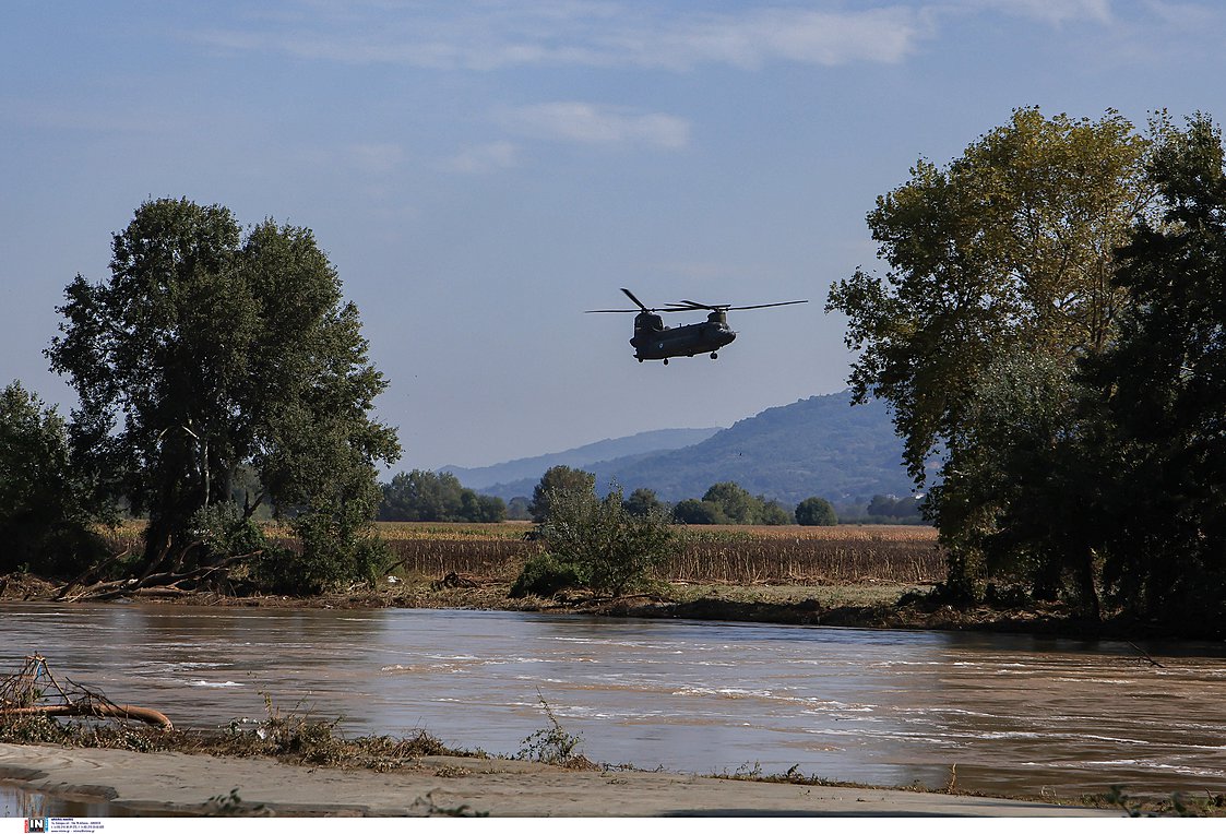 Σε ετοιμότητα για την επερχόμενη κακοκαιρία στη Θεσσαλία οι Ένοπλες Δυνάμεις