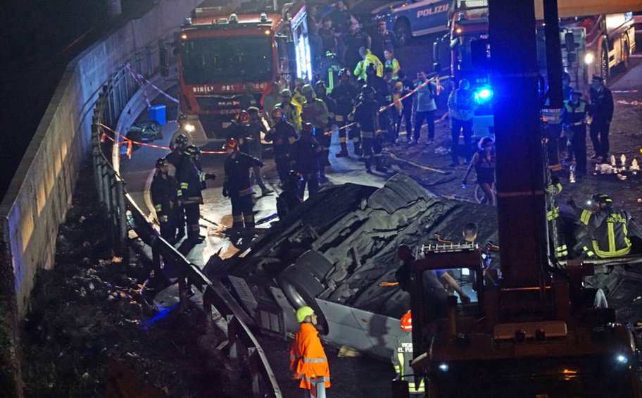 Mαρτυρίες-σοκ για την τραγωδία με λεωφορείο στη Βενετία - Τα σενάρια που εξετάζουν οι Αρχές για το δυστύχημα με 21 νεκρούς - ΒΙΝΤΕΟ