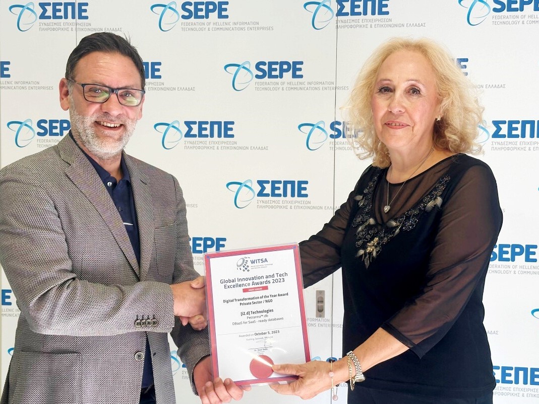 WITSA Award - Γ. Δημητριάδης - Γ. Παπαρίδου