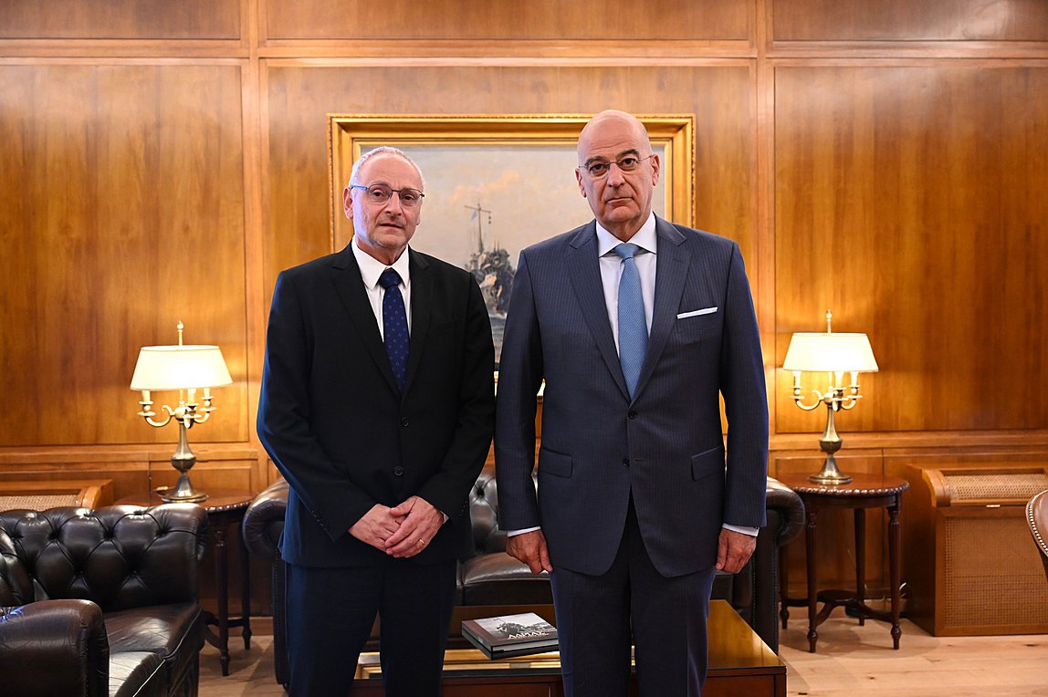 Συνάντηση Ν. Δένδια με τον Ισραηλινό πρέσβη