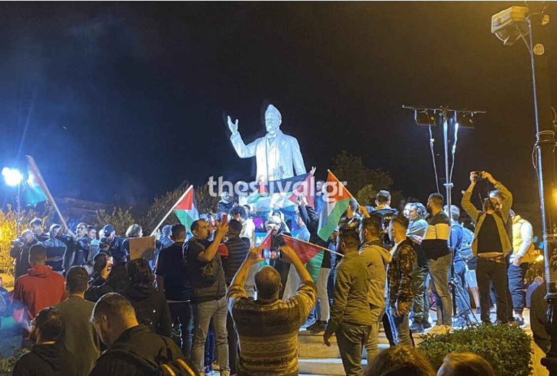 Θεσσαλονίκη: Πορεία αλληλεγγύης στον λαό της Παλαιστίνης