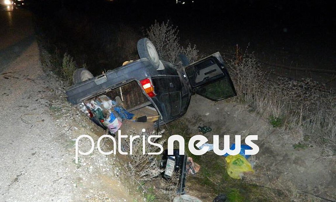 Ηλεία: Tροχαίο δυστύχημα με θύμα 79χρονο