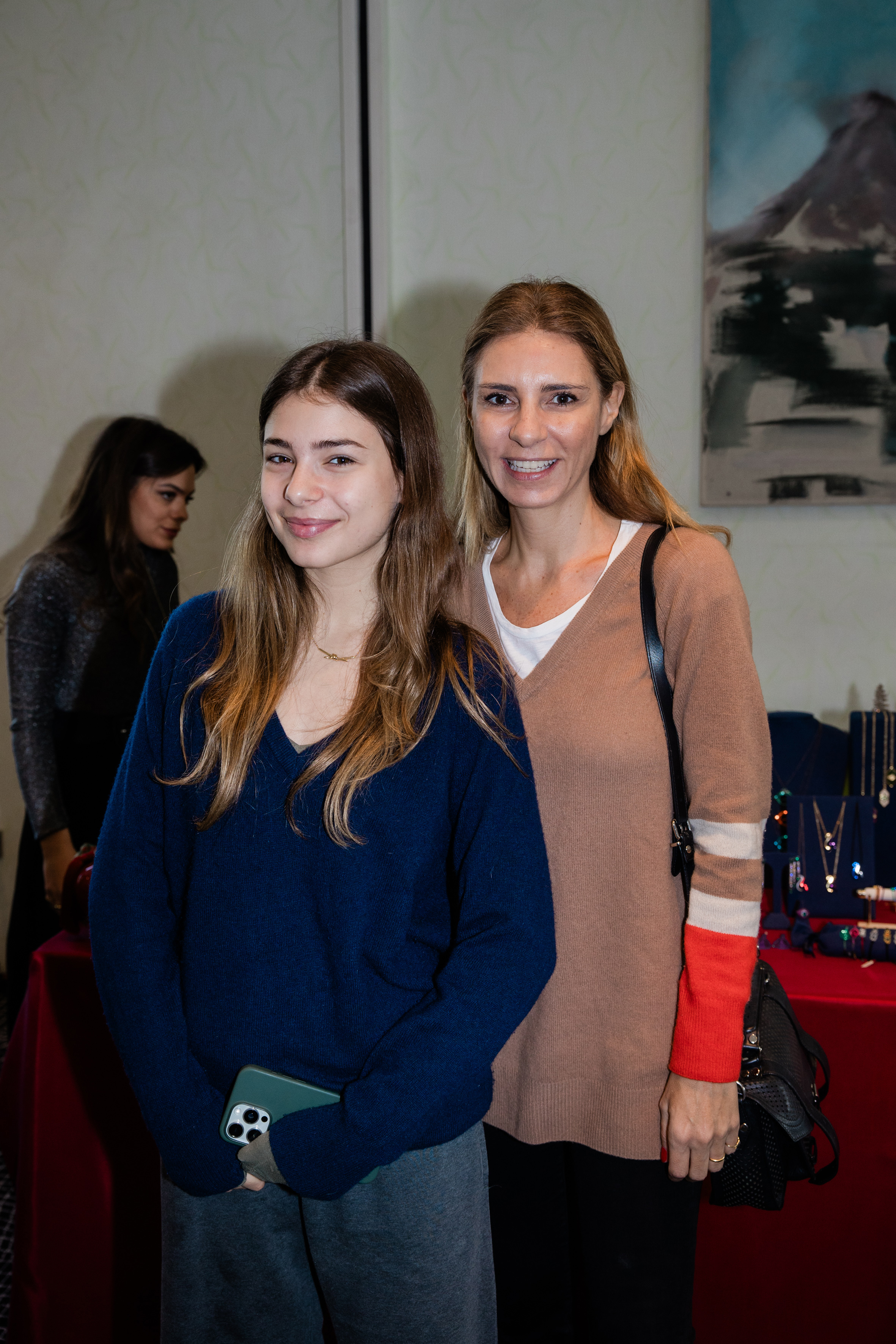 Η Έλλη Ιωάννου με την κόρη της 