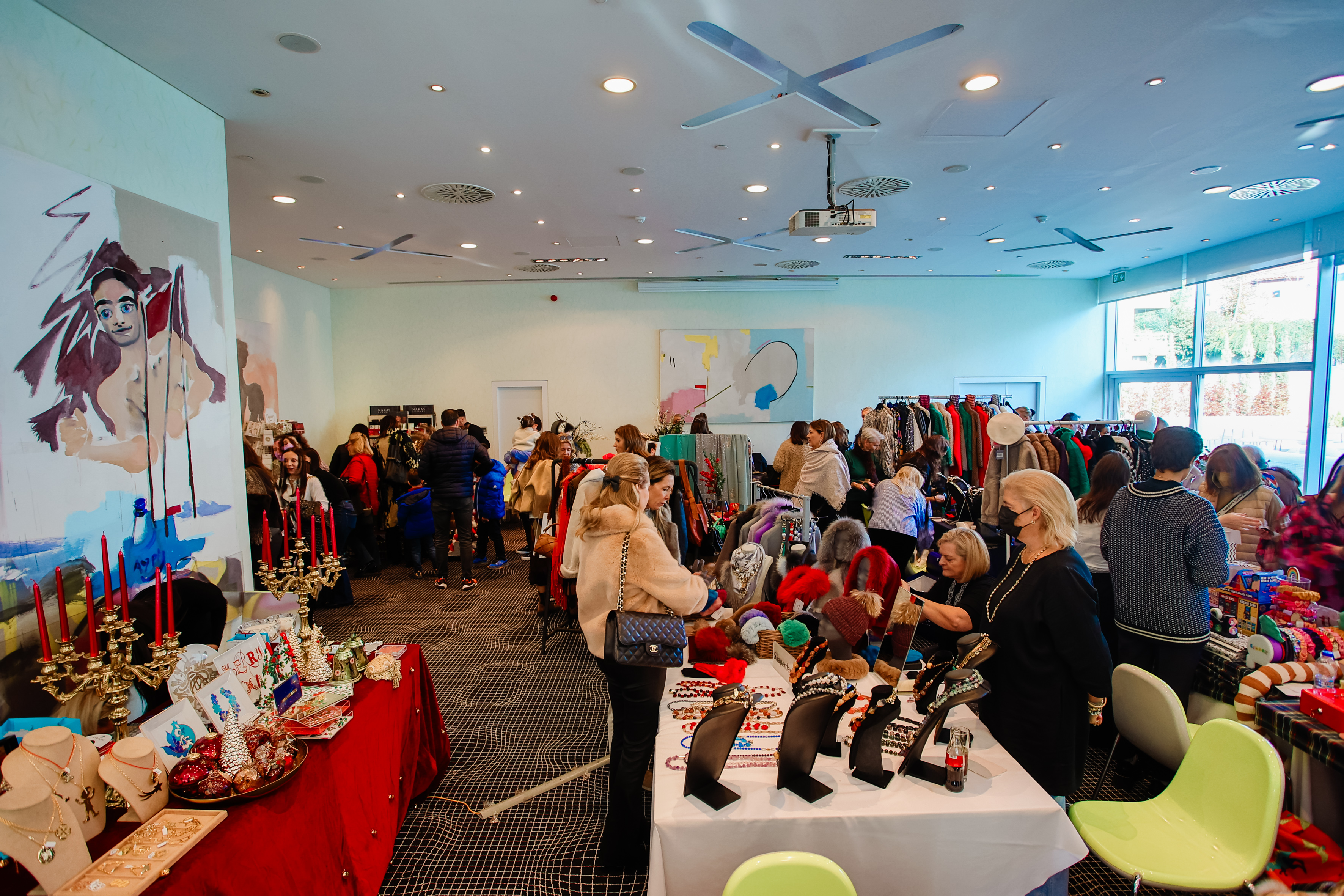 Απόψεις του χώρου όπου πραγματοποιήθηκε το Bazaar  