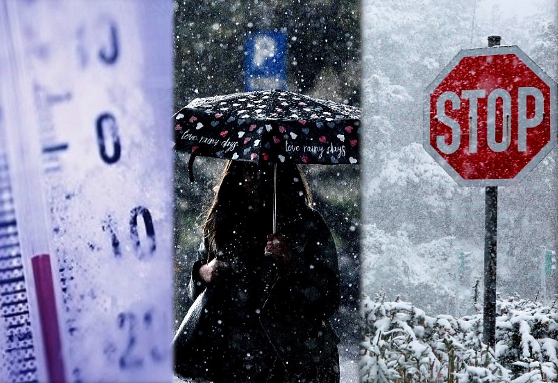 Καιρός: Τσουχτερό κρύο -χιόνια και στην Αττική – Σε ισχύ απαγορευτικό απόπλου