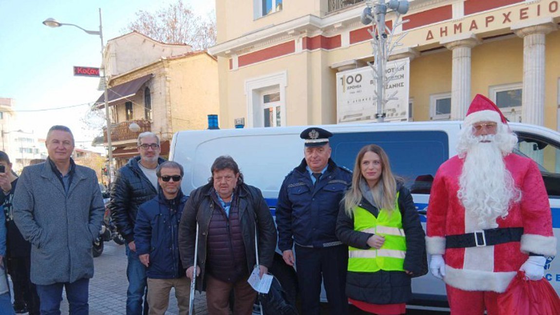 Κοζάνη Ενημερωτικά φυλλάδια για την οδηγική συμπεριφορά μοίρασαν