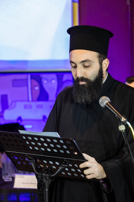 O Αρχιμ. Νεκτάριος Δαρδανός Πρωτοσύγγελος Ι.Μ. Ύδρας, Σπετσών & Αιγίνης, Ιστορικός – Θεολόγος, (Γραμματεύς παρά τω Αρχιγραμματεί) O Αρχιμ. Νεκτάριος Δαρδανός Πρωτοσύγγελος Ι.Μ. Ύδρας, Σπετσών & Αιγίνης, Ιστορικός – Θεολόγος, (Γραμματεύς παρά τω Αρχιγραμματεί)