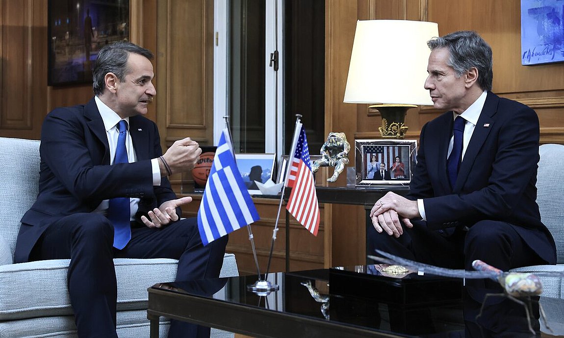 Τηλεφωνική επικοινωνία Μητσοτάκη – Μπλίνκεν