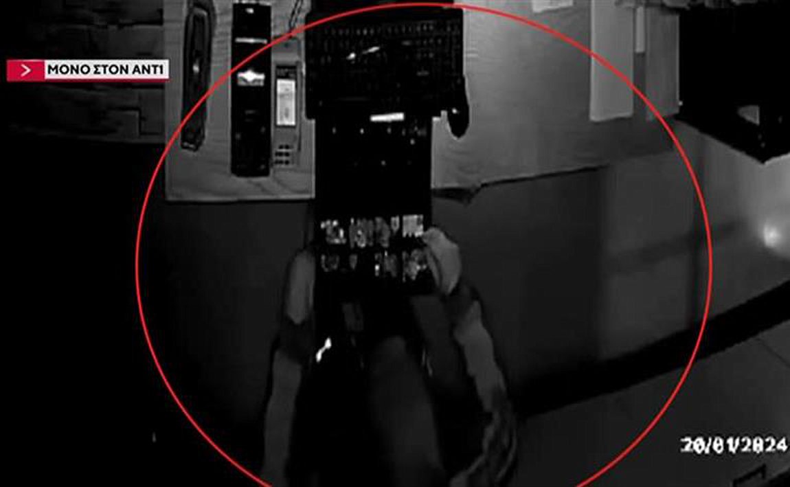 Πετράλωνα: Κάμερες κατέγραψαν διαρρήκτη καφετέριας – Βίντεο