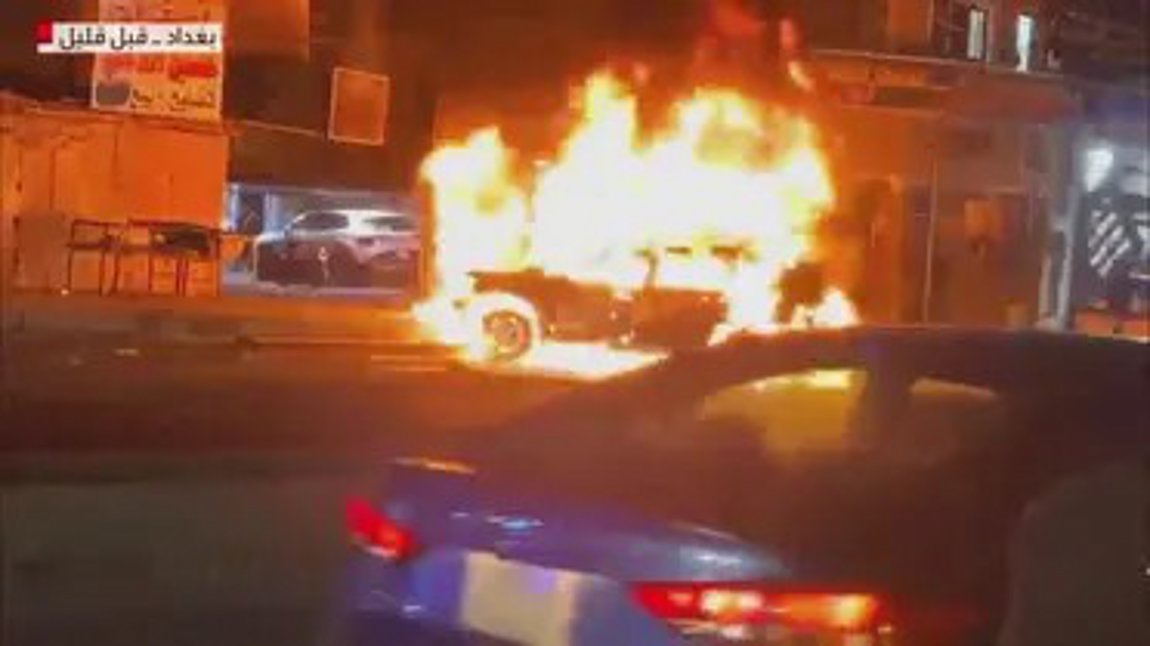 Επίθεση με μη επανδρωμένο αεροσκάφος κατά οχήματος στη Βαγδάτη