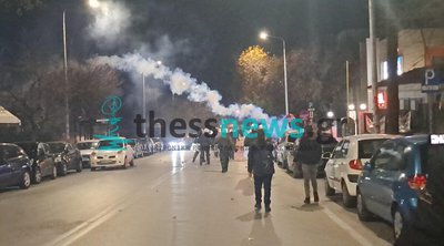 Θεσσαλονίκη: Νέα ένταση μετά τη λήξη πορείας στο κέντρο - Βίντεο 